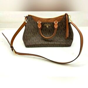 MICHAEL KORS MK AUSTEN MD MEDIUM SATCHEL SHOULDER BAG Purse Handbag